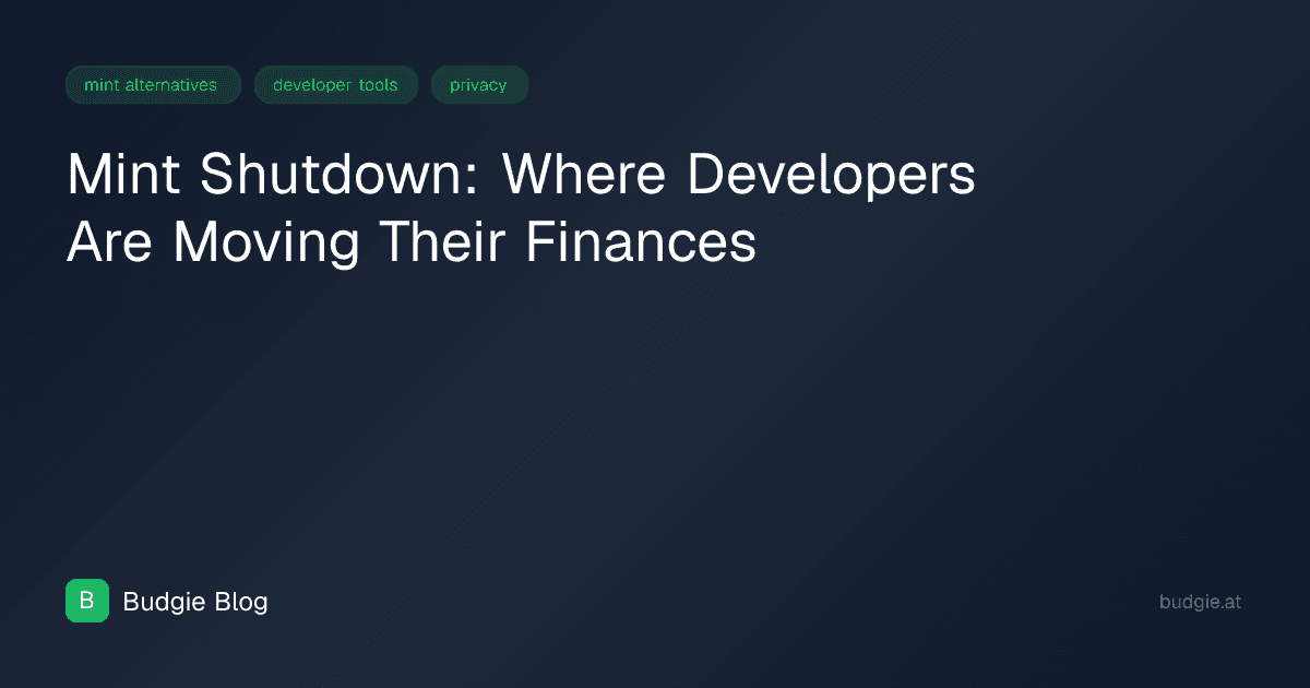 Mint Shutdown: Where Developers Are Moving Their Finances
